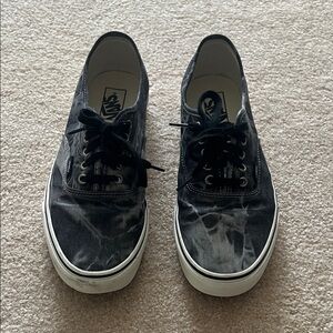 Vans Charcoal Tie-Dye Canvas Shoes